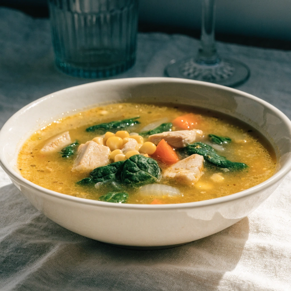 Chicken, Spinach & Vegetable Soup