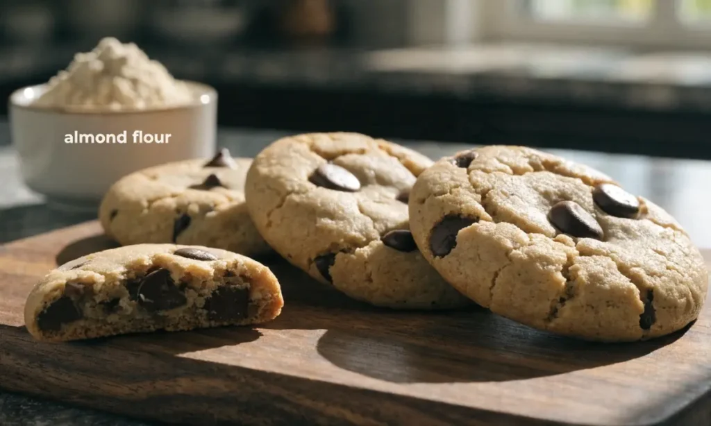 Almond Flour Chocolate Chip Cookies
