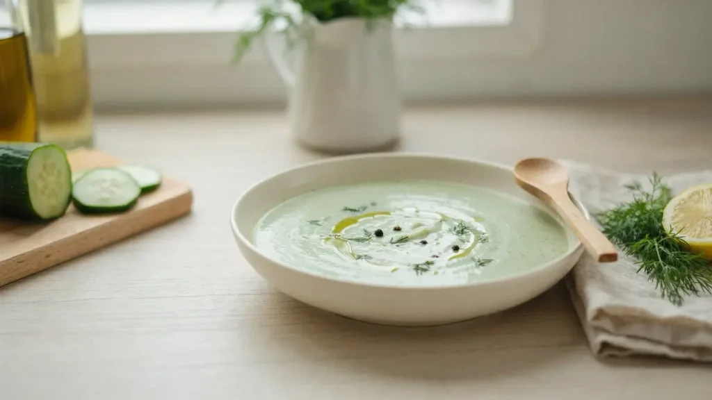 Chilled Cucumber and Yogurt Soup