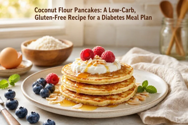 Coconut Flour Pancakes: A Low-Carb, Gluten-Free Recipe for a Diabetes Meal Plan