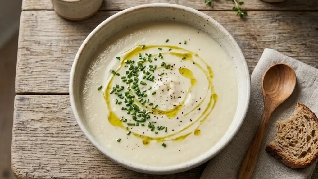 Creamy Cauliflower Soup (No Cream)