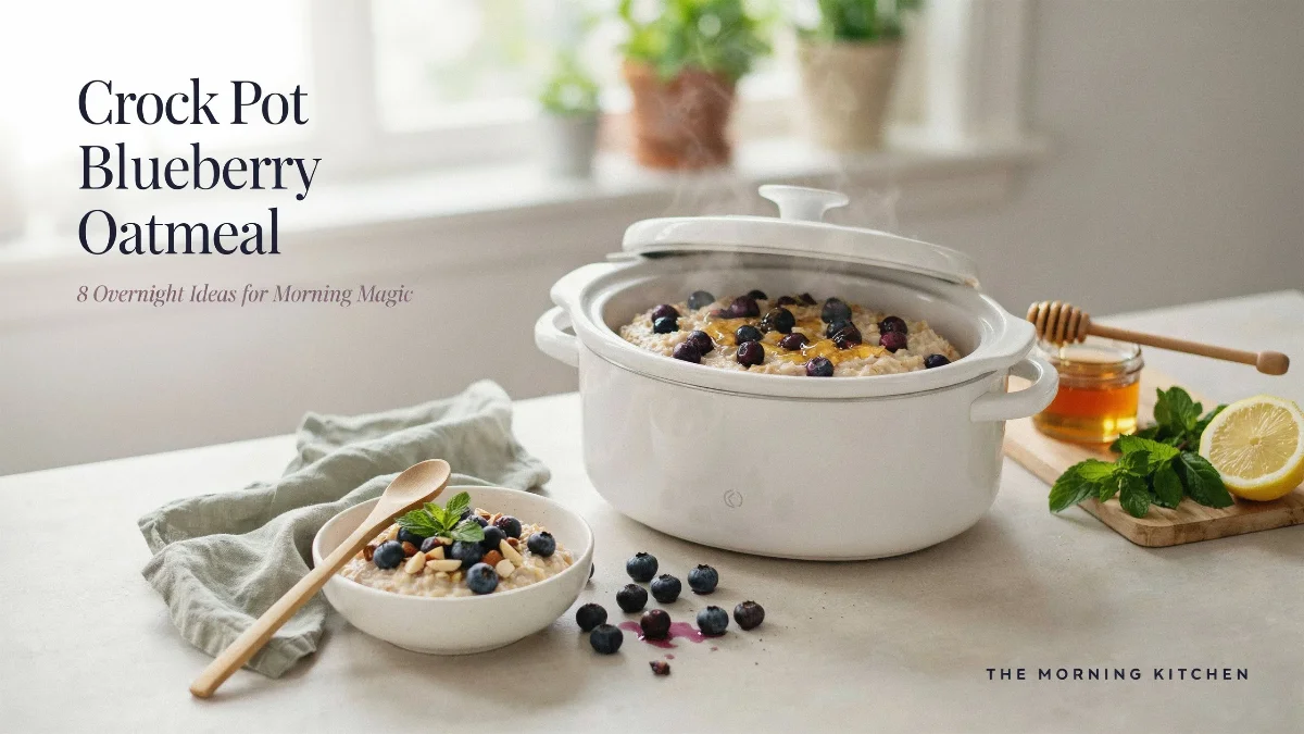 Crock Pot Blueberry Oatmeal
