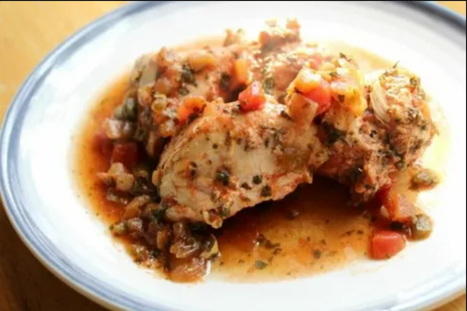 Slow Cooker Salsa Chicken crock pot