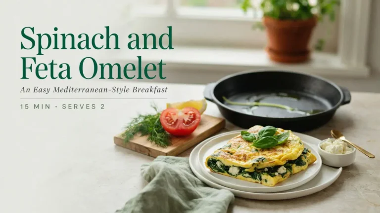 Spinach and Feta Omelet